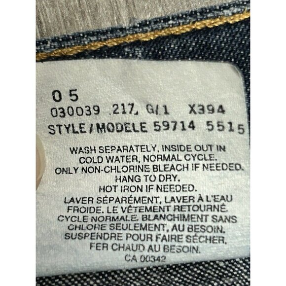 Levi’s Silver Tab Vtg Dark Wash Denim Jeans 34x28L Loose Boot - Picture 6 of 10